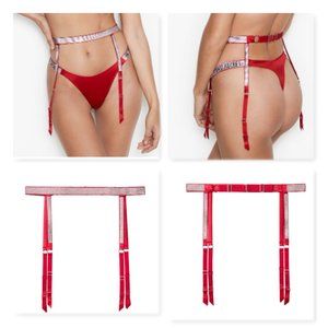 Victoria's Secret Shine Strap Lace Garter Belt (Garter Only)